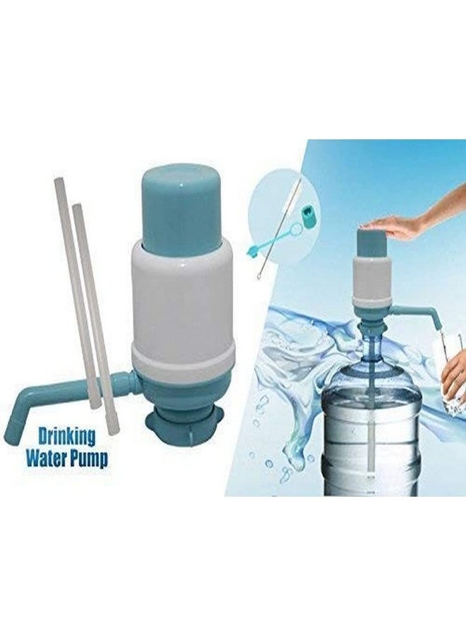 GS Zone Plastic Hand Press Manual Aqua Water Pump Dispenser for Bottled Drinking (Multicolour) - Image 2